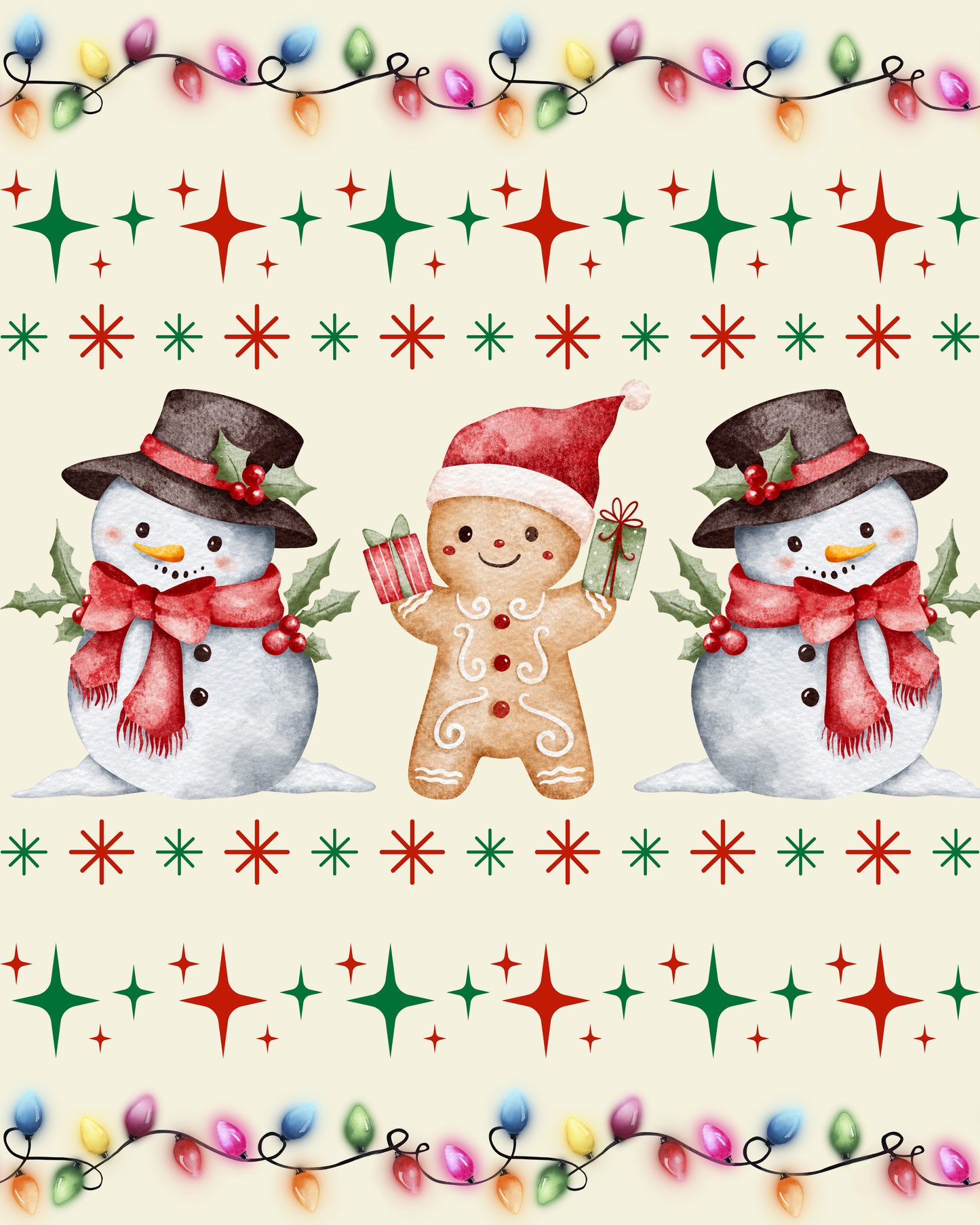 Snow & Gingerbread Men