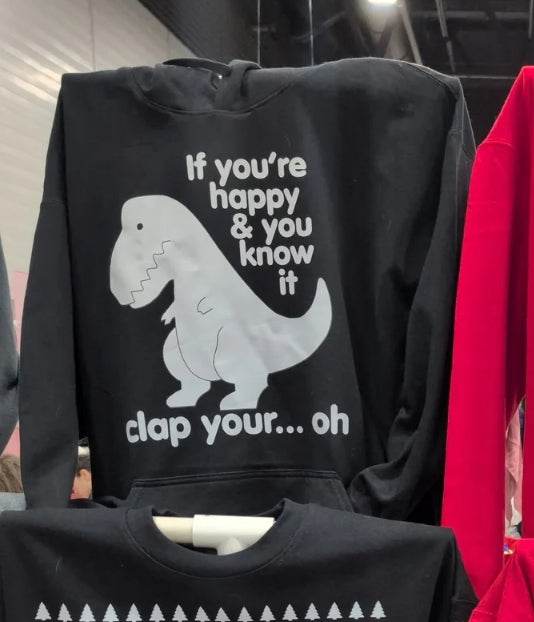 If you're happy & you know it, clap your ... oh