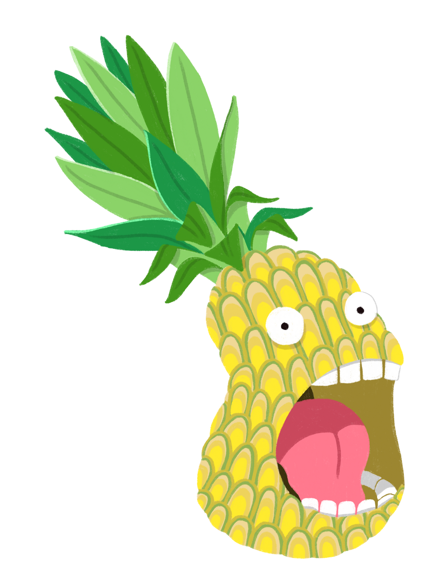 SCREAMING PINEAPPLE - ART BY TAMMY LEE