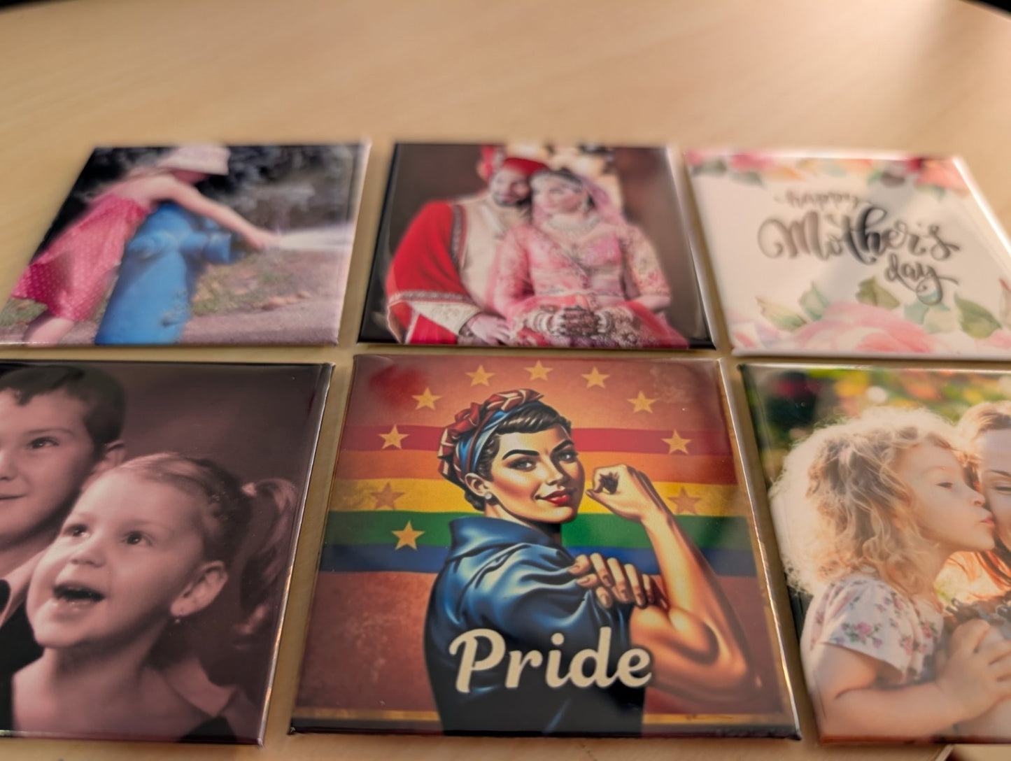 2.5" Custom Magnets - Quantity 6