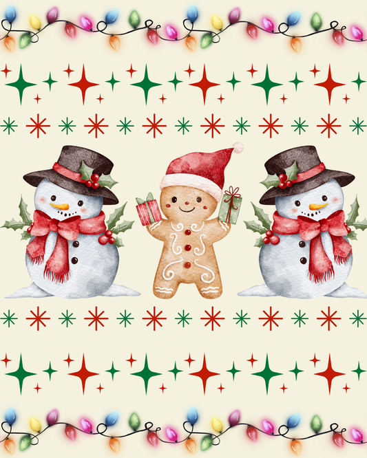 Snow & Gingerbread Men