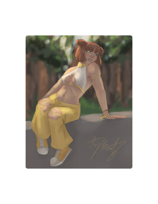 SUMMER GIRL - Art by Amy Fraatz